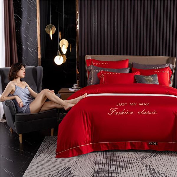 bedding sets four-piece long-staple cotton bed linen quilt cover sheet european-style luxury high-end
bedding sets four-piece long-staple cotton bed linen quilt cover sheet european-style luxury high-end