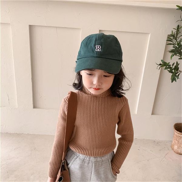 pullover autumn winter children solid color high collar sweater girls fashion elastic long sleeve knitted sweaters, Blue
pullover autumn winter children solid color high collar sweater girls fashion elastic long sleeve knitted sweaters, Blue