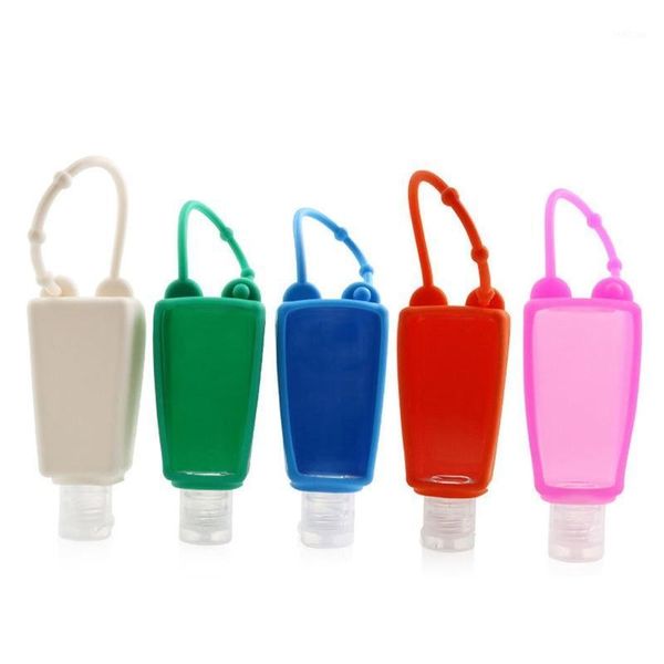 storage bottles & jars clear 30ml empty bottle with silicone keychain holder hand sanitizer container e65f
storage bottles & jars clear 30ml empty bottle with silicone keychain holder hand sanitizer container e65f