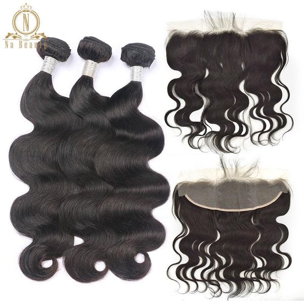 human hair bulks body wave bundles with transparent lace frontal peruvian remy weave pre plucked clear, Black
human hair bulks body wave bundles with transparent lace frontal peruvian remy weave pre plucked clear, Black