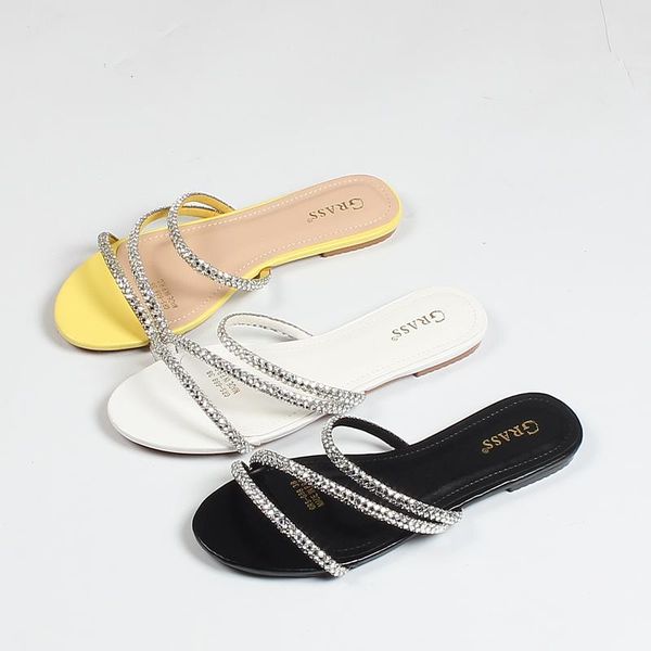 slippers glitter slides flat shoes female woman's fashion cross-tied jelly 2021 luxury scandals pu elegant narrow band basic cry, Black
slippers glitter slides flat shoes female woman's fashion cross-tied jelly 2021 luxury scandals pu elegant narrow band basic cry, Black