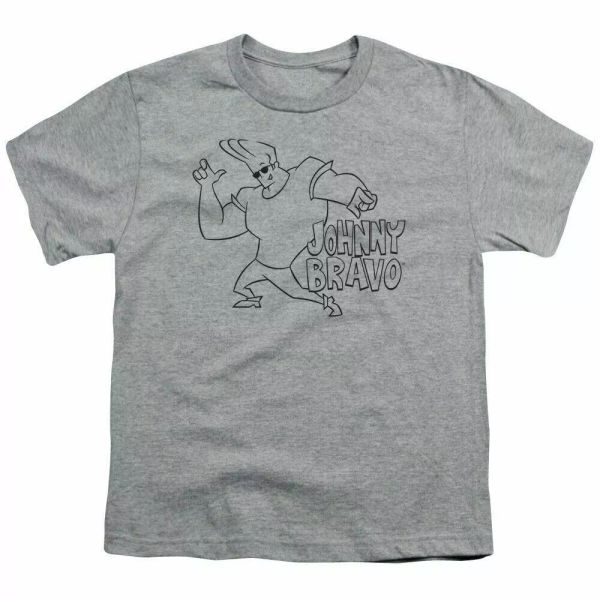 johnny bravo jb line art kids youth t shirt licensed cartoon tee sport gray, White;black
johnny bravo jb line art kids youth t shirt licensed cartoon tee sport gray, White;black