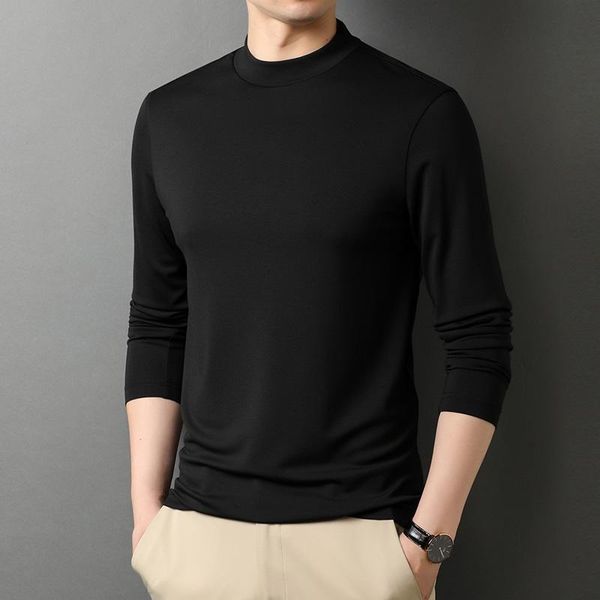 men's t-shirts long-sleeved t shirt men round neck cotton tees jke685, White;black
men's t-shirts long-sleeved t shirt men round neck cotton tees jke685, White;black
