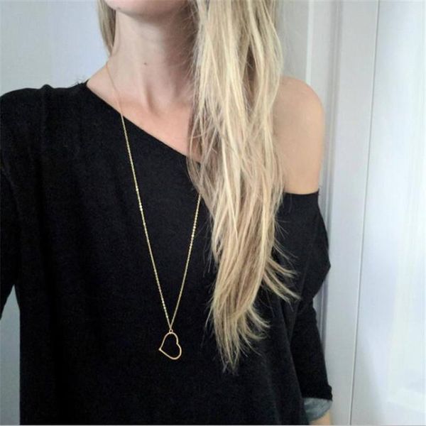 european and american hollow out heart-shaped long sweater chain necklace gold silver color women's jewelry gift pendant necklaces
european and american hollow out heart-shaped long sweater chain necklace gold silver color women's jewelry gift pendant necklaces