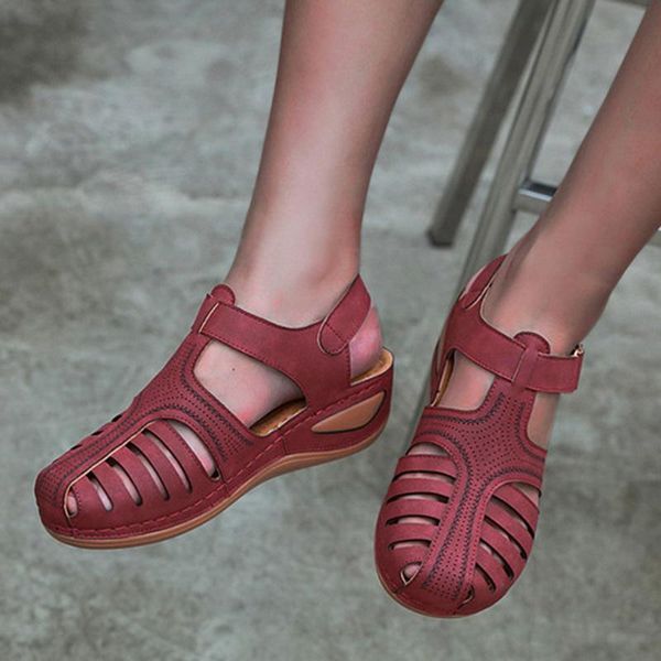 women's sandals summer ladies girls comfortable ankle hollow round toe female soft beach sole shoes plus size dropship, Black
women's sandals summer ladies girls comfortable ankle hollow round toe female soft beach sole shoes plus size dropship, Black