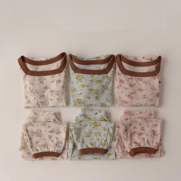 clothing sets 2021 korea style girls floral 2 pcs set t-shirt+pants autumn fashion pajamas kids clothes 1-6 years, White
clothing sets 2021 korea style girls floral 2 pcs set t-shirt+pants autumn fashion pajamas kids clothes 1-6 years, White