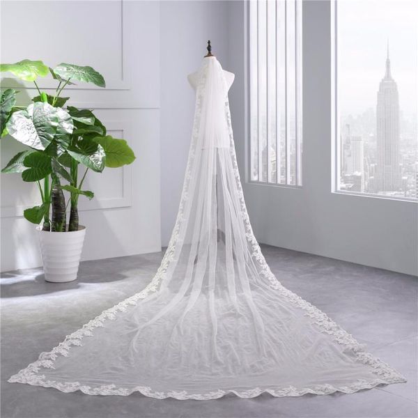 bridal veils 2021 arrival white ivory veil one layer 350cm lace cathedral wedding with comb velos de novia, Black
bridal veils 2021 arrival white ivory veil one layer 350cm lace cathedral wedding with comb velos de novia, Black