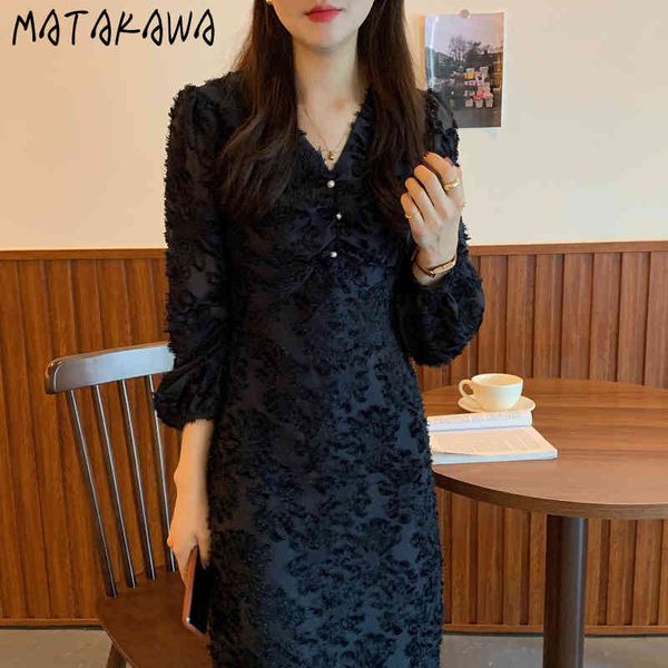 elegant v-neck pleated pearl buckle dress three-dimensional tassel waist puff sleeve fishtail dresses female korean chic robe 210513, Black;gray
elegant v-neck pleated pearl buckle dress three-dimensional tassel waist puff sleeve fishtail dresses female korean chic robe 210513, Black;gray