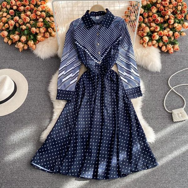 casual dresses uulutonica autumn spring buttons single breasted dot print turn down collar full sleeve maxi a-line elegant women female dres, Black;gray
casual dresses uulutonica autumn spring buttons single breasted dot print turn down collar full sleeve maxi a-line elegant women female dres, Black;gray