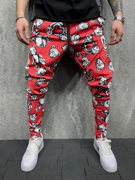 men's pants fashion printing travel shopping pencil personality trend hip hop slim, Black
men's pants fashion printing travel shopping pencil personality trend hip hop slim, Black