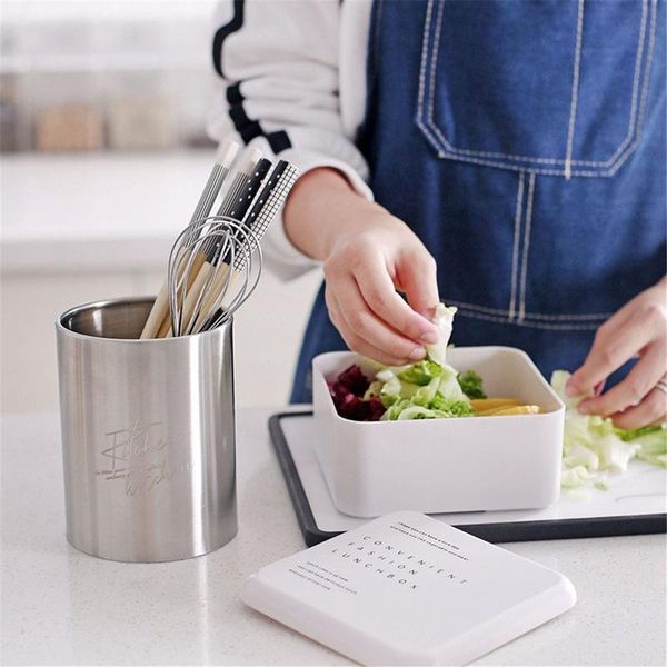 stainless steel chopsticks storage tube spoon fork box cutlery drain holder household kitchen utensils organizer tool bottles & jars
stainless steel chopsticks storage tube spoon fork box cutlery drain holder household kitchen utensils organizer tool bottles & jars