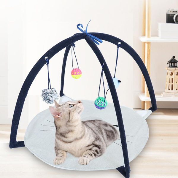 cat toys portable kitten mat toy with hanging balls diy interactive foldable bed play blanket house tent
cat toys portable kitten mat toy with hanging balls diy interactive foldable bed play blanket house tent