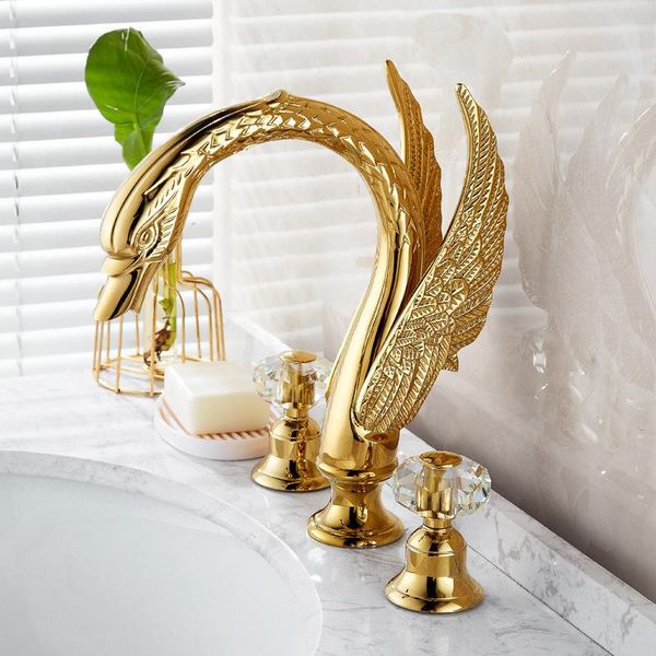basin mixer faucets tap gold brass and crystal 3 holes double handle bathroom sink faucet cold bathtub taps
basin mixer faucets tap gold brass and crystal 3 holes double handle bathroom sink faucet cold bathtub taps