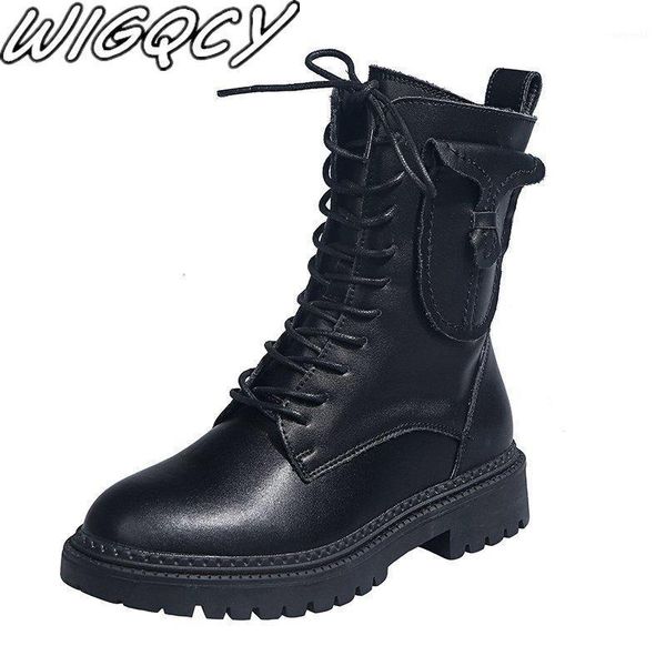 boots 2021 ankle for women shallow round toe lace-up wedge winter casual locomotive zapatos de mujer1, Black
boots 2021 ankle for women shallow round toe lace-up wedge winter casual locomotive zapatos de mujer1, Black