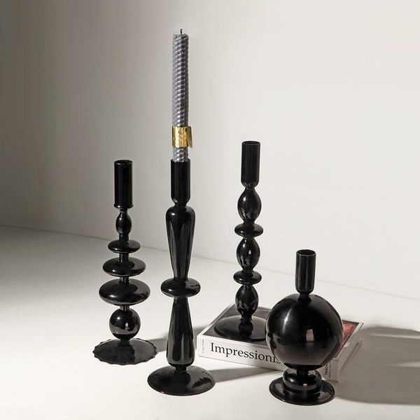 candle holders simple and modern glass holder retro home living room dining table romantic light creative decoration po props
candle holders simple and modern glass holder retro home living room dining table romantic light creative decoration po props