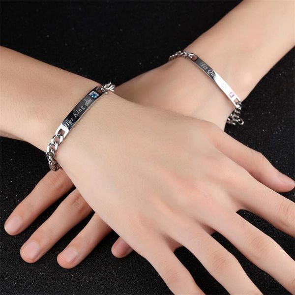 charm bracelets exquisite zircon couple bracelet stainless steel bangles for women mens fashion jewellery valentine's day gift, Golden;silver
charm bracelets exquisite zircon couple bracelet stainless steel bangles for women mens fashion jewellery valentine's day gift, Golden;silver