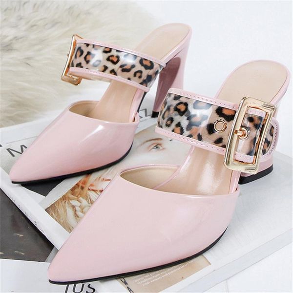 slippers 2021 summer women 8cm block high heels buckle strap mules shales slide female strange leopard pointy sandals nude shoes, Black
slippers 2021 summer women 8cm block high heels buckle strap mules shales slide female strange leopard pointy sandals nude shoes, Black