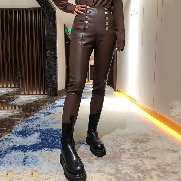women's pants & capris faux leather women high waist trousers pencil pu leggings bottom elastic skinny slim, Black;white
women's pants & capris faux leather women high waist trousers pencil pu leggings bottom elastic skinny slim, Black;white