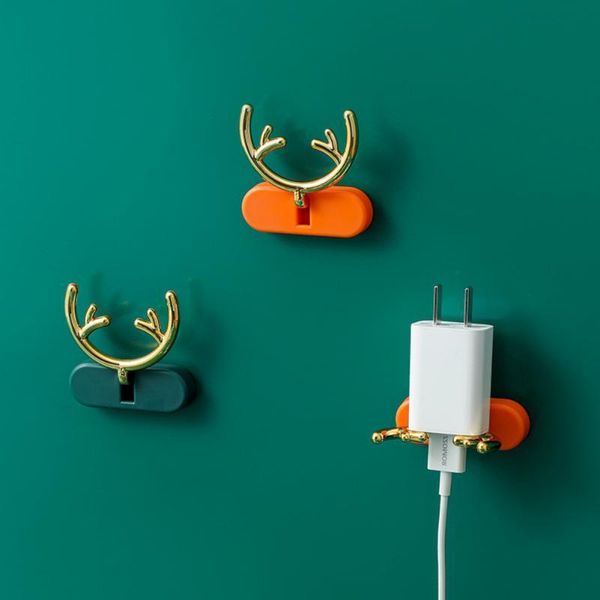 hooks & rails wall storage plug hook cable holder removable antler self adhesive hanger home bathroom kitchen racks
hooks & rails wall storage plug hook cable holder removable antler self adhesive hanger home bathroom kitchen racks