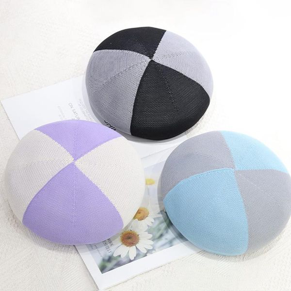 berets 5 colors women female beret adults patchwork sun-resistant knitted beanie fashion hats, Blue;gray
berets 5 colors women female beret adults patchwork sun-resistant knitted beanie fashion hats, Blue;gray