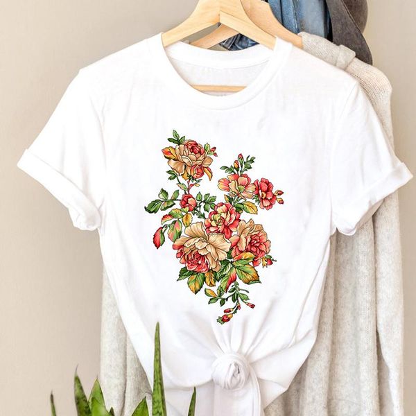 t-shirts flower elegant stylish style trend sweet womens shirt graphic t shirts print tee short sleeve t-shirt feamle clothes, White
t-shirts flower elegant stylish style trend sweet womens shirt graphic t shirts print tee short sleeve t-shirt feamle clothes, White