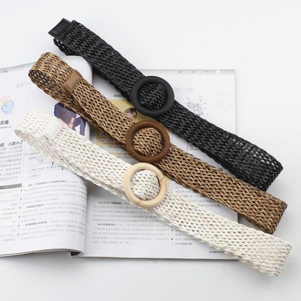 belts women bohemian elastic braided belt fashion female summer dress jeans wide black straw designer wood buckle boho, Black;brown
belts women bohemian elastic braided belt fashion female summer dress jeans wide black straw designer wood buckle boho, Black;brown