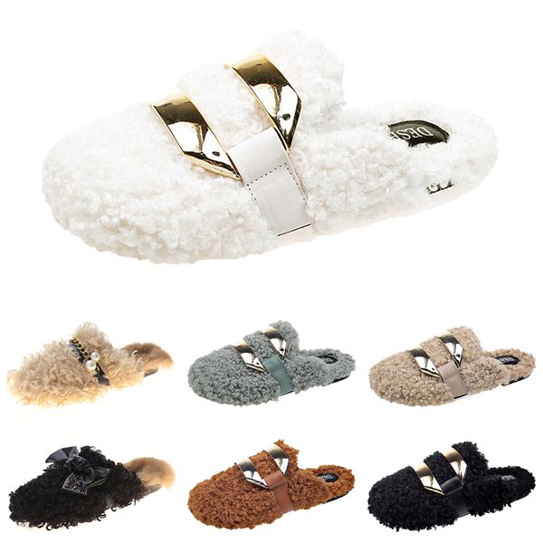 ale newly autumn winter womens slippers metal chain all inclusive wool slipper for women black outer wear plus big size muller hal, Black
ale newly autumn winter womens slippers metal chain all inclusive wool slipper for women black outer wear plus big size muller hal, Black