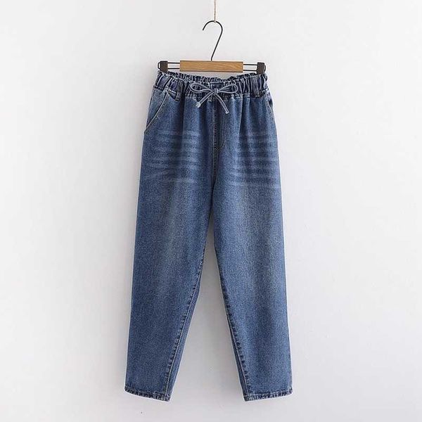 women's jeans korean fashion style harem denim pants women autumn elastic waist lace up loose mom high streetwear trousers 5h96, Blue
women's jeans korean fashion style harem denim pants women autumn elastic waist lace up loose mom high streetwear trousers 5h96, Blue