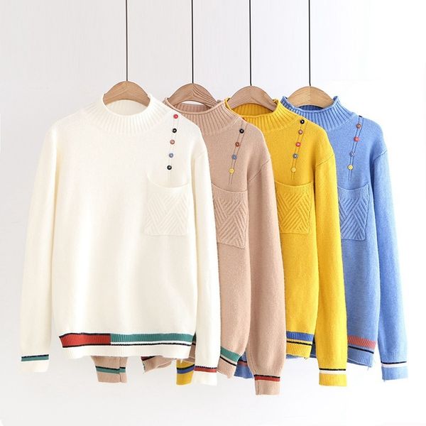 women's sweaters fall winter high elastic solid turtleneck fashion slim hight bottoming knitted pullovers eepf, White;black
women's sweaters fall winter high elastic solid turtleneck fashion slim hight bottoming knitted pullovers eepf, White;black