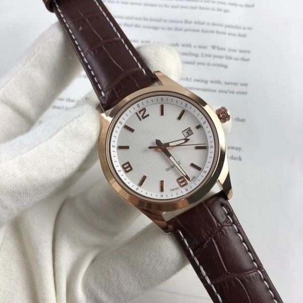three needle series luxury mens watches calendar function quartz watch designer watches longin brand fashion black leather strap, Slivery;brown
three needle series luxury mens watches calendar function quartz watch designer watches longin brand fashion black leather strap, Slivery;brown