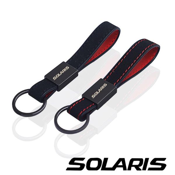keychains car key ring suede with metal buckle for hyundai solaris accessories styling, Silver 
keychains car key ring suede with metal buckle for hyundai solaris accessories styling, Silver