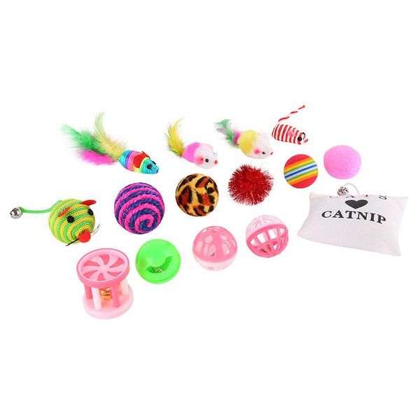 cat toys 16 pcs pet toy set feather teaser wand catnip ball rings cats interactive products
cat toys 16 pcs pet toy set feather teaser wand catnip ball rings cats interactive products