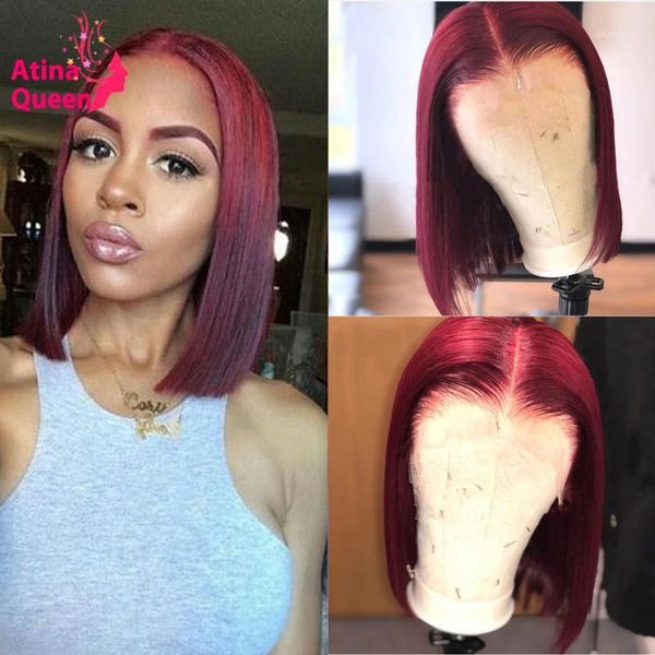 blunt cut short bob wigs black women hd transparent lace wig 99j burgundy front remy 13x6 colored red human hair1, Black;brown
blunt cut short bob wigs black women hd transparent lace wig 99j burgundy front remy 13x6 colored red human hair1, Black;brown