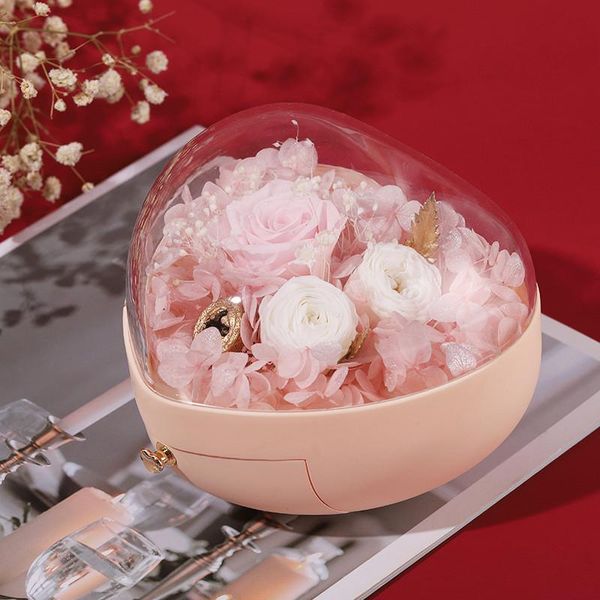 jewelry pouches, bags heart-shaped eternal flower box wedding explosions creative tumbler valentine's day gift, Pink;blue
jewelry pouches, bags heart-shaped eternal flower box wedding explosions creative tumbler valentine's day gift, Pink;blue