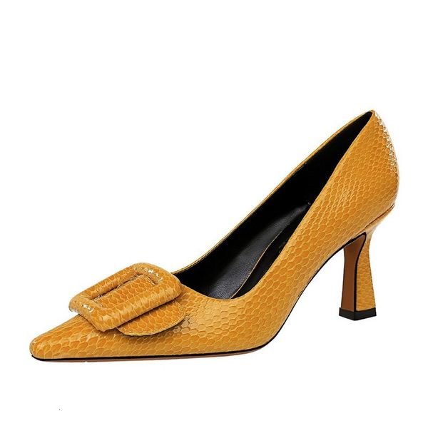 dress shoes women's with snake-like thick heels, shallow mouth pointed belt buckle, shoes, high-heeled shoes, Black
dress shoes women's with snake-like thick heels, shallow mouth pointed belt buckle, shoes, high-heeled shoes, Black