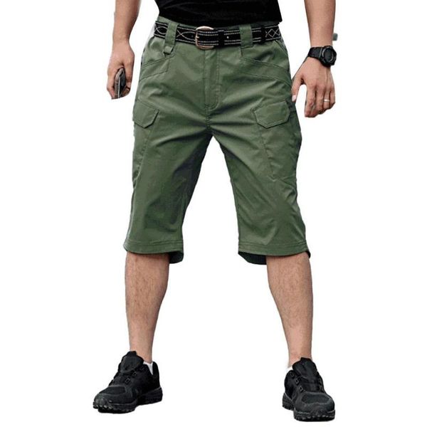 men solid color multi-pockets quick dry outdoors tactical pants trousers men's shorts, White;black
men solid color multi-pockets quick dry outdoors tactical pants trousers men's shorts, White;black
