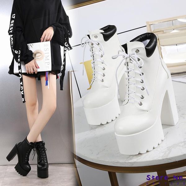 boots 2021 autumn winter 14cm thick heels black white shoes nightclub ankle knight short women's zyw
boots 2021 autumn winter 14cm thick heels black white shoes nightclub ankle knight short women's zyw