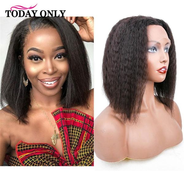 kinky straight bob lace front wigs 4x4 closure black wig short 13x4 frontal human hair for women, Black;brown
kinky straight bob lace front wigs 4x4 closure black wig short 13x4 frontal human hair for women, Black;brown