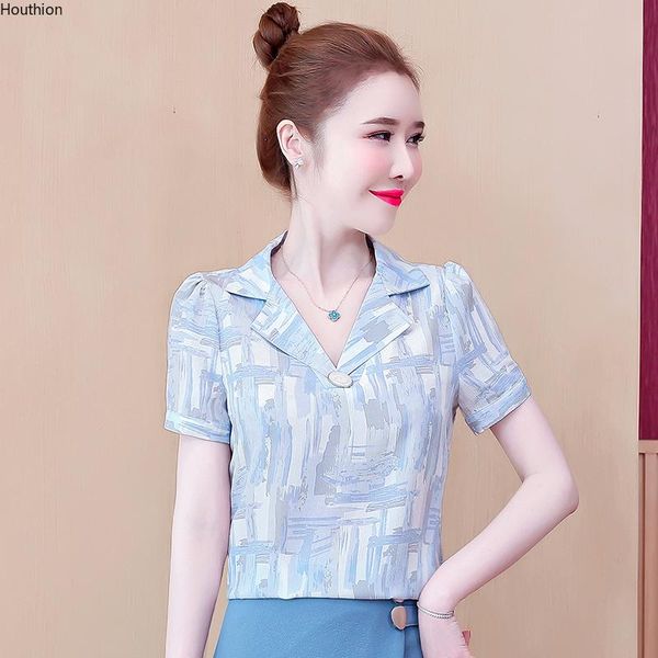 women's blouses & shirts women blouse short sleeve print fashion shirt chiffon loose casual lady blusas 10067, White
women's blouses & shirts women blouse short sleeve print fashion shirt chiffon loose casual lady blusas 10067, White