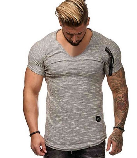 men's t-shirts v-neck zipper mens causal t-shirts summer solid color 3 colors option men designer loose sport tees y6qq, White;black
men's t-shirts v-neck zipper mens causal t-shirts summer solid color 3 colors option men designer loose sport tees y6qq, White;black