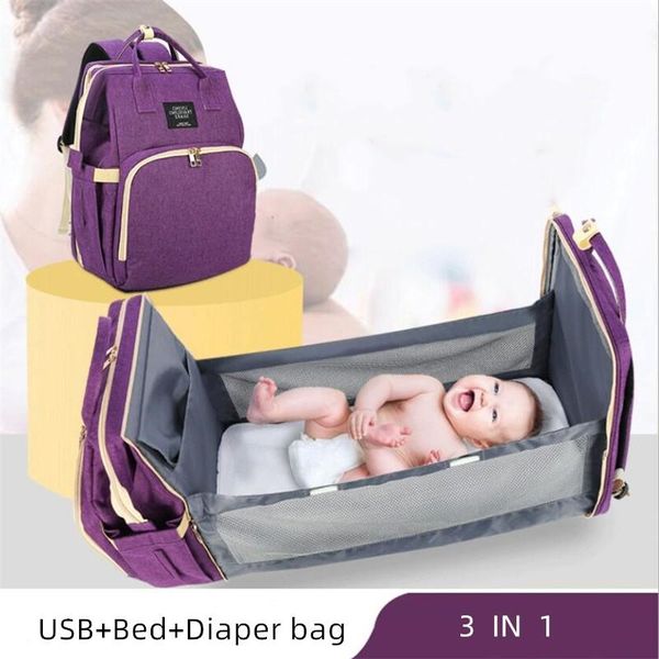 diaper bags multifunctional portable usb folding bag baby travel large backpack bed changing table for outdoors
diaper bags multifunctional portable usb folding bag baby travel large backpack bed changing table for outdoors