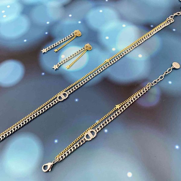 70% off luxury jewelry family's 20-year-old letter double layer color separation neck chain necklace female dijia net red bracelet earr, Silver
70% off luxury jewelry family's 20-year-old letter double layer color separation neck chain necklace female dijia net red bracelet earr, Silver