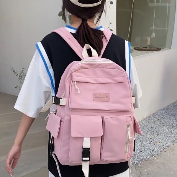 backpack women large capacity cute fashion simple canvas schoolbag college outdoor backpacks kawaii girls travel bags
backpack women large capacity cute fashion simple canvas schoolbag college outdoor backpacks kawaii girls travel bags
