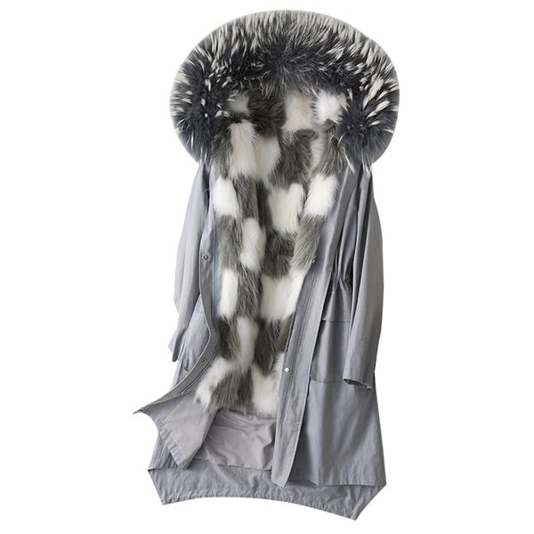 ladies autumn/winter style overcoat, women's collar, raccoon skin, overshoot royal fur coat, Black
ladies autumn/winter style overcoat, women's collar, raccoon skin, overshoot royal fur coat, Black