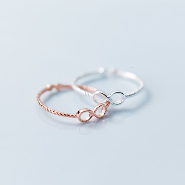 s925 silver female korean version fengxiao fresh infinite 8-character temperament mahua open index finger ring, Black
s925 silver female korean version fengxiao fresh infinite 8-character temperament mahua open index finger ring, Black