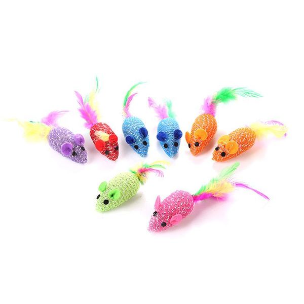 cat toys 1pcs random colorful mouse toy interactive creative plastic faux feather kitten chewing bite pet supplies gatos
cat toys 1pcs random colorful mouse toy interactive creative plastic faux feather kitten chewing bite pet supplies gatos