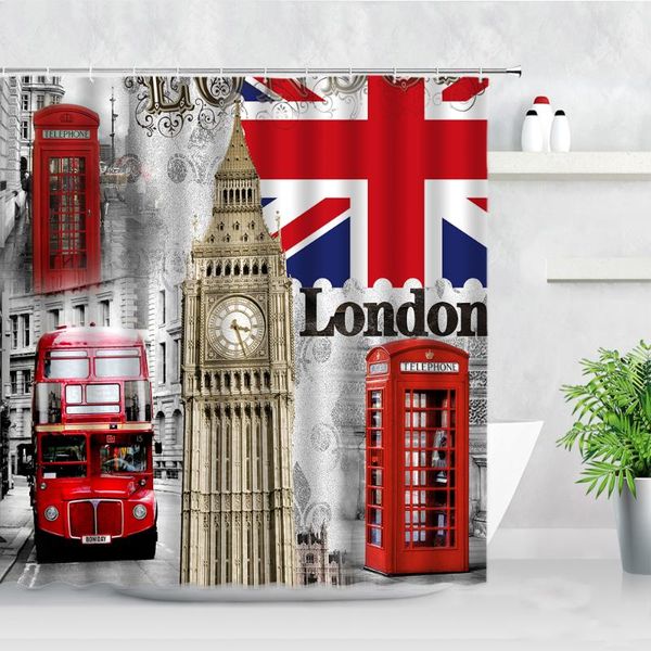 london street view shower curtains big ben red phone booth bus printing retro wall decor cloth screen hooks bathroom curtain set
london street view shower curtains big ben red phone booth bus printing retro wall decor cloth screen hooks bathroom curtain set