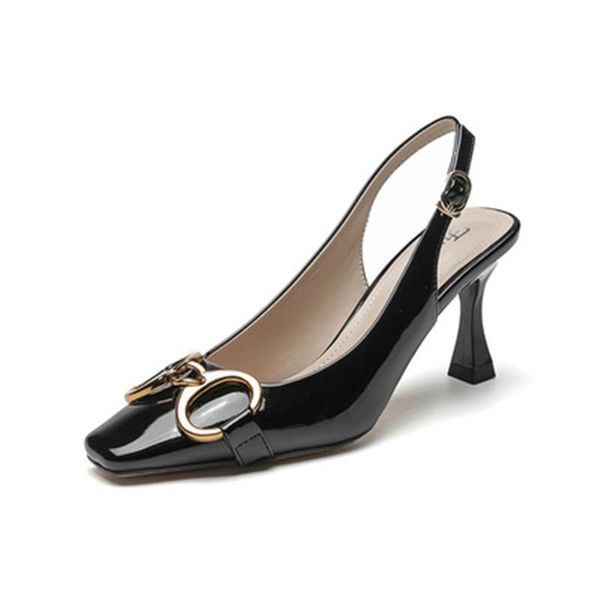dress shoes 2021 catwalk cat heel set foot shallow mouth sandals european solid color baotou back empty women's 35-40 size, Black
dress shoes 2021 catwalk cat heel set foot shallow mouth sandals european solid color baotou back empty women's 35-40 size, Black