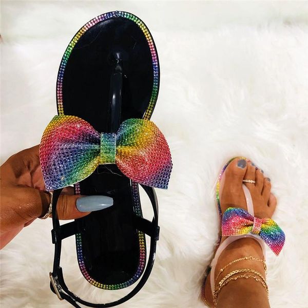 sandals 2021 seller - rome selling wedges summer shoes rainbow diamond bow big slippers jelly women large size, Black
sandals 2021 seller - rome selling wedges summer shoes rainbow diamond bow big slippers jelly women large size, Black