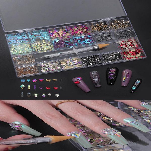 600pcs geographic multi-shapes nail rhinestones + 2500pcs ss3-ss16 ab color flatback non-fix crystal gems 1pc wax pen set art decorations, Silver;gold
600pcs geographic multi-shapes nail rhinestones + 2500pcs ss3-ss16 ab color flatback non-fix crystal gems 1pc wax pen set art decorations, Silver;gold